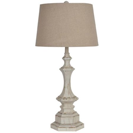 CRESTVIEW COLLECTION Crestview Collection CVAUP739 Wooden Column Table Lamp CVAUP739